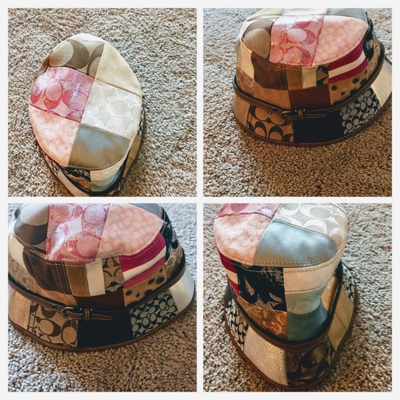 💞NEW💞COACH PATCHWORK HAT💞M💞 - Picture 3 of 8